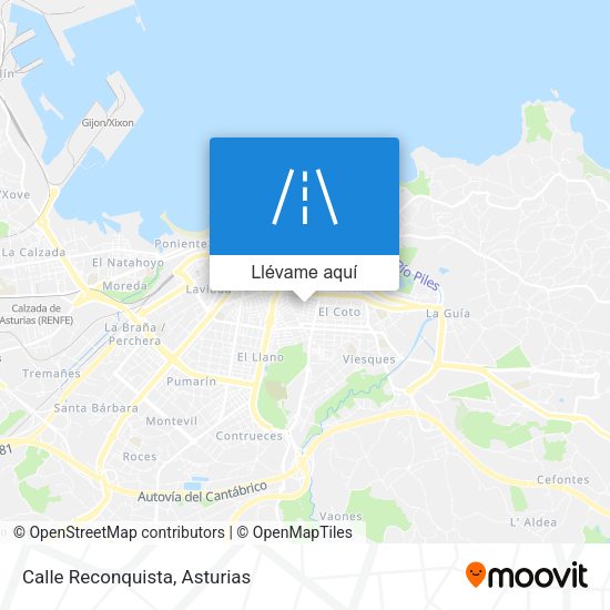 Mapa Calle Reconquista