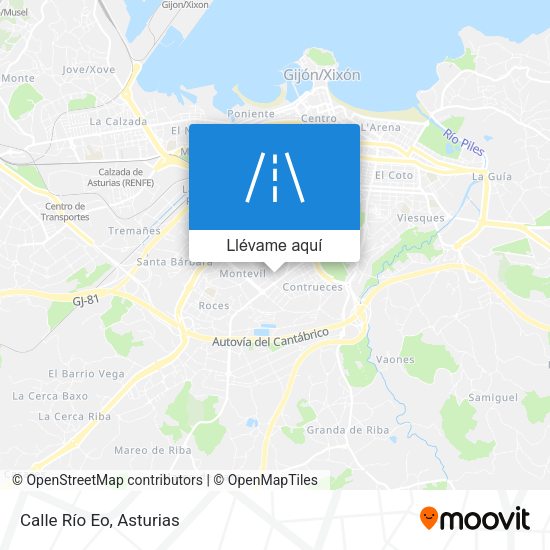 Mapa Calle Río Eo