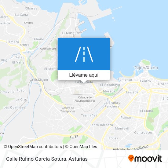 Mapa Calle Rufino García Sotura