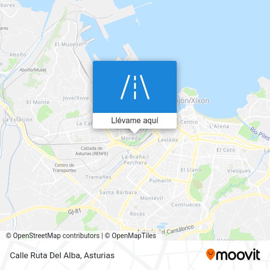 Mapa Calle Ruta Del Alba