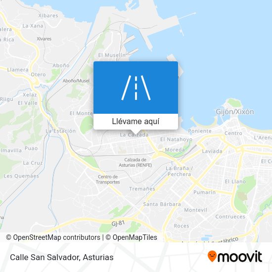 Mapa Calle San Salvador