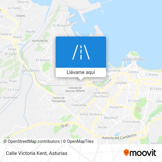 Mapa Calle Victoria Kent