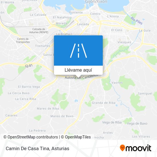 Mapa Camin De Casa Tina