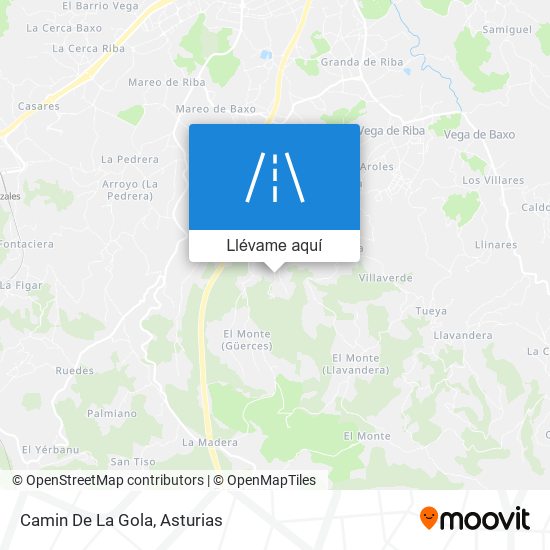 Mapa Camin De La Gola