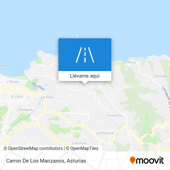 Mapa Camin De Los Manzanos