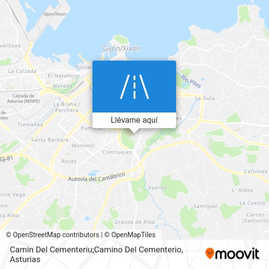 Mapa Camin Del Cementeriu;Camino Del Cementerio