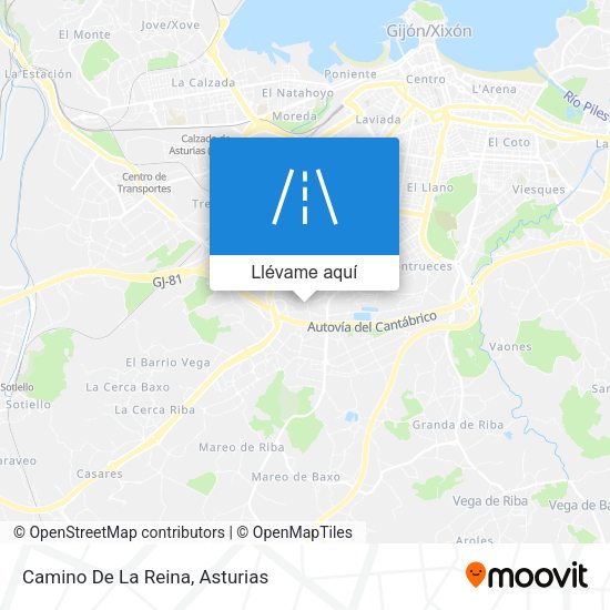 Mapa Camino De La Reina