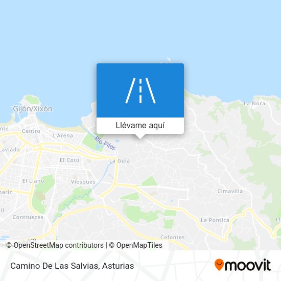 Mapa Camino De Las Salvias