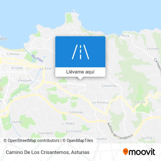 Mapa Camino De Los Crisantemos