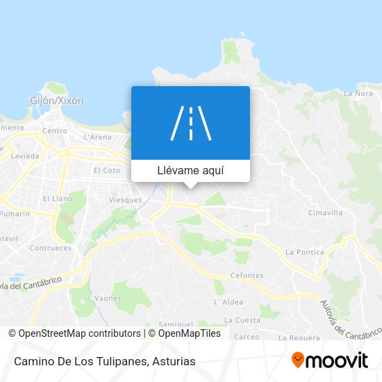 Mapa Camino De Los Tulipanes