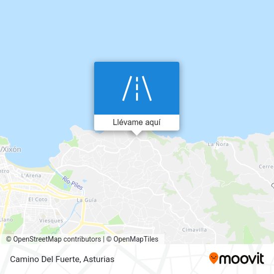 Mapa Camino Del Fuerte