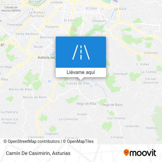 Mapa Camín De Casimirín