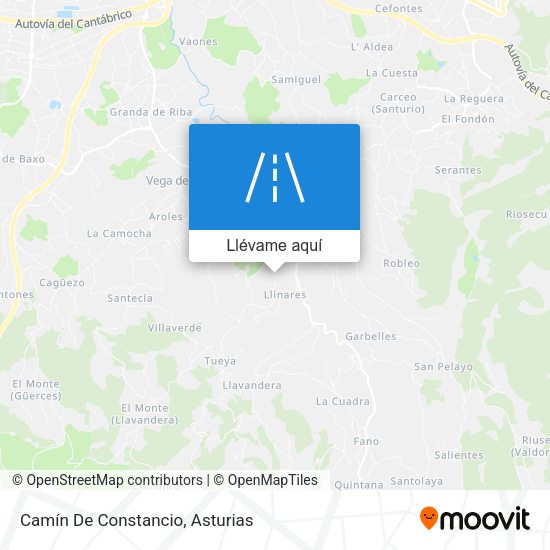 Mapa Camín De Constancio