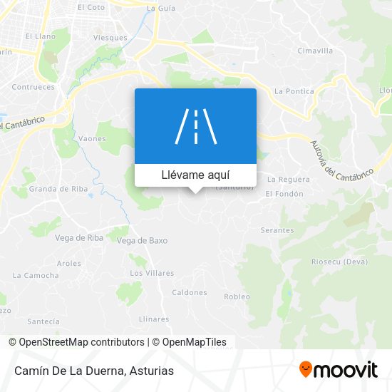 Mapa Camín De La Duerna