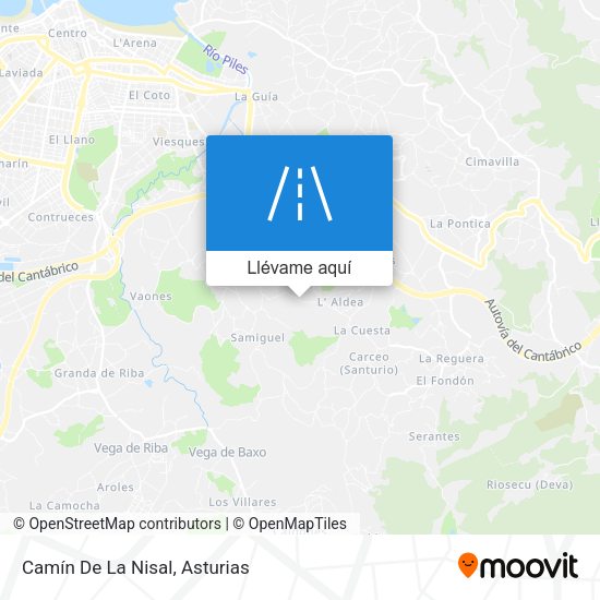 Mapa Camín De La Nisal