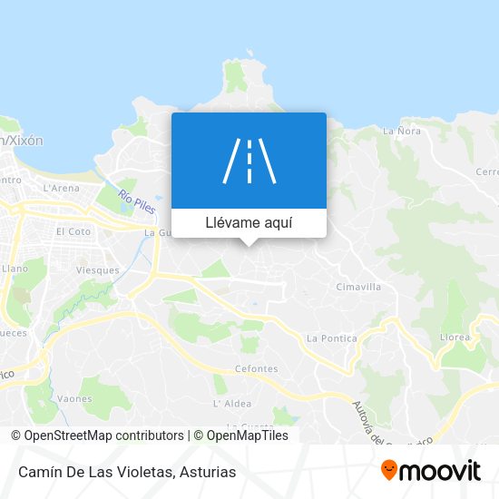 Mapa Camín De Las Violetas