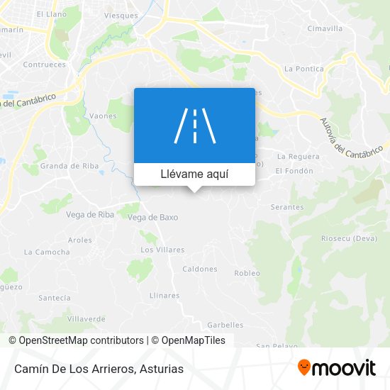 Mapa Camín De Los Arrieros