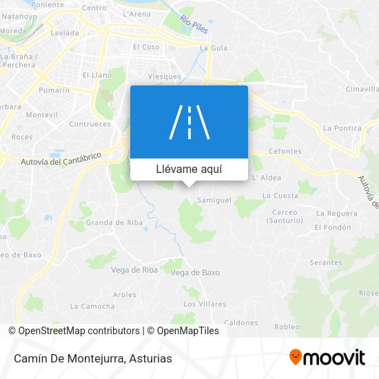 Mapa Camín De Montejurra