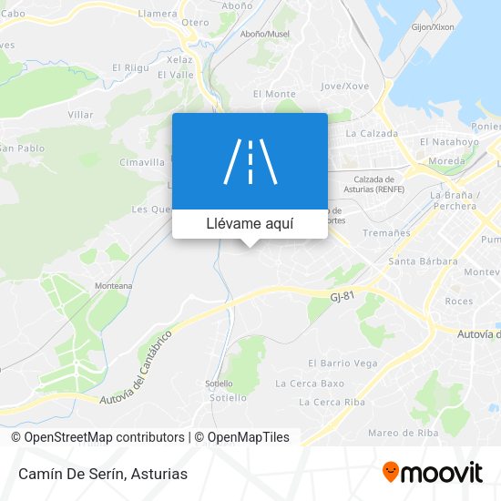 Mapa Camín De Serín