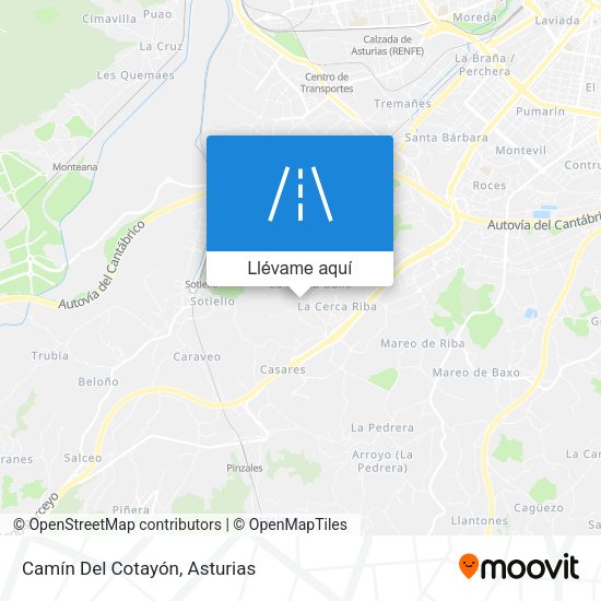 Mapa Camín Del Cotayón