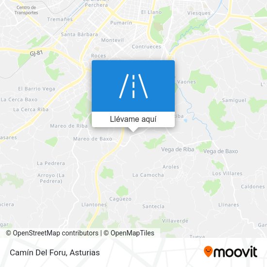 Mapa Camín Del Foru