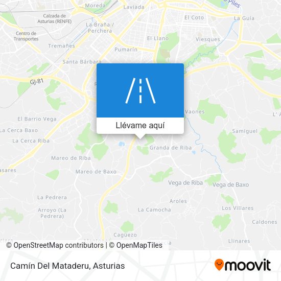 Mapa Camín Del Mataderu