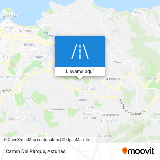 Mapa Camín Del Parque
