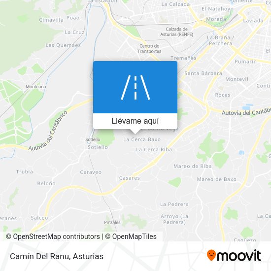 Mapa Camín Del Ranu