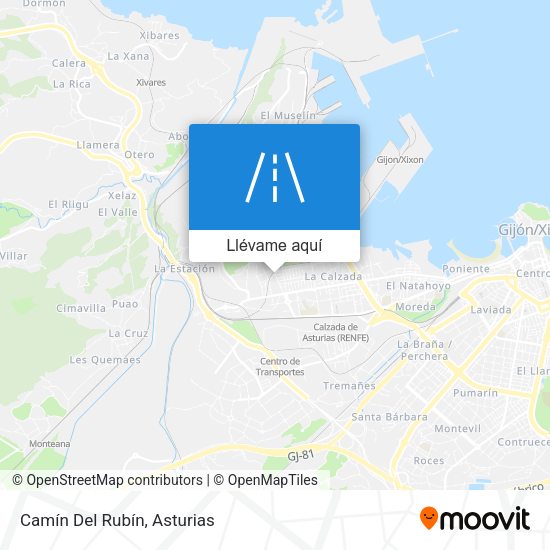 Mapa Camín Del Rubín