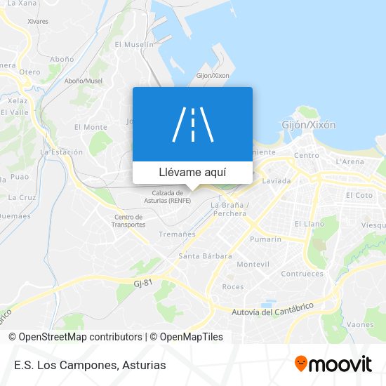 Mapa E.S. Los Campones
