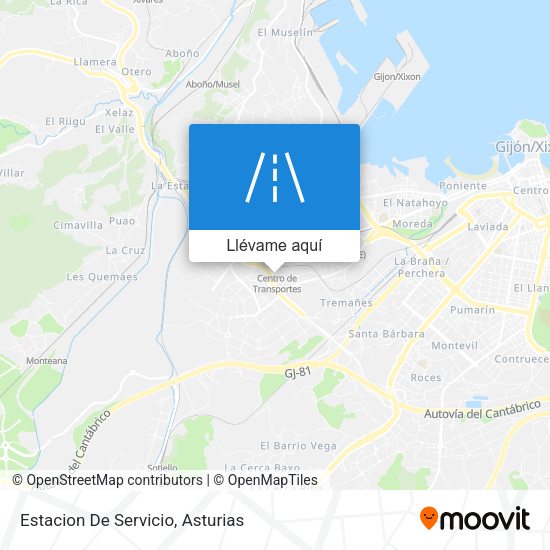 Mapa Estacion De Servicio