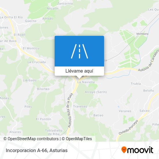 Mapa Incorporacion A-66