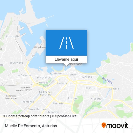 Mapa Muelle De Fomento