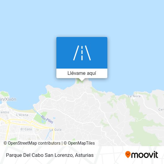 Mapa Parque Del Cabo San Lorenzo
