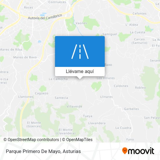 Mapa Parque Primero De Mayo
