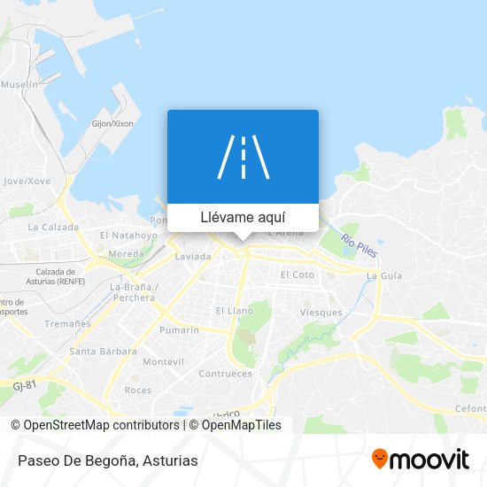 Mapa Paseo De Begoña