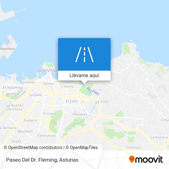 Mapa Paseo Del Dr. Fleming