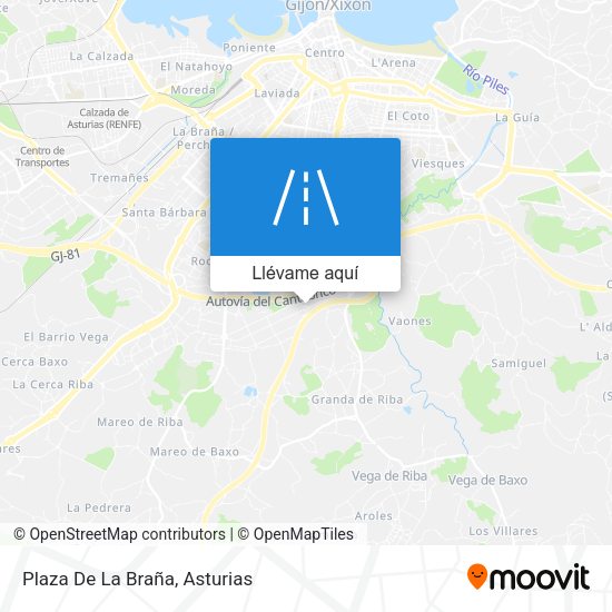 Mapa Plaza De La Braña