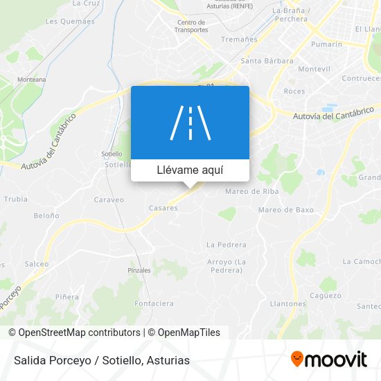 Mapa Salida Porceyo / Sotiello