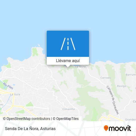 Mapa Senda De La Ñora