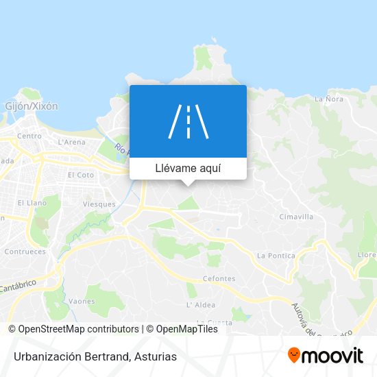 Mapa Urbanización Bertrand
