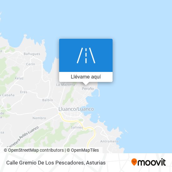 Mapa Calle Gremio De Los Pescadores