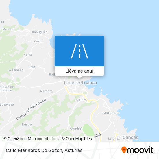 Mapa Calle Marineros De Gozón
