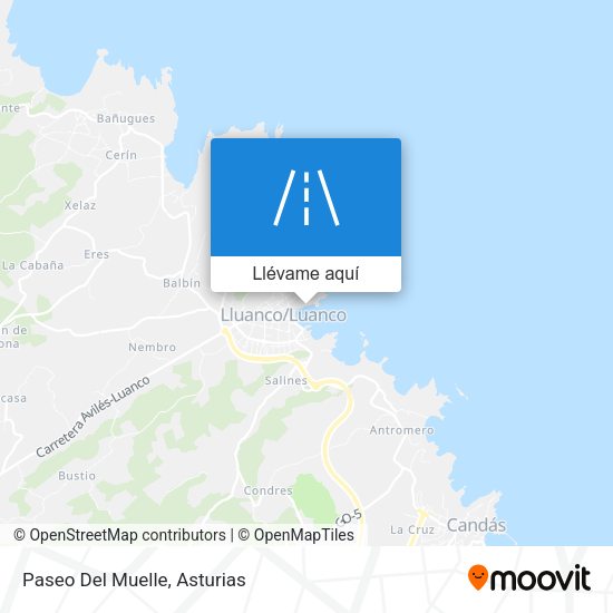 Mapa Paseo Del Muelle