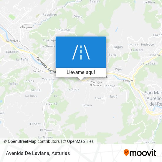 Mapa Avenida De Laviana