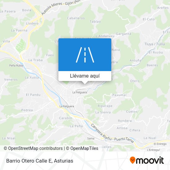 Mapa Barrio Otero Calle E