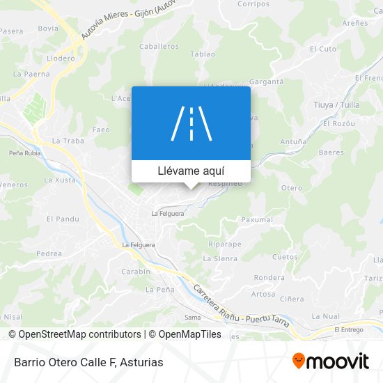 Mapa Barrio Otero Calle F