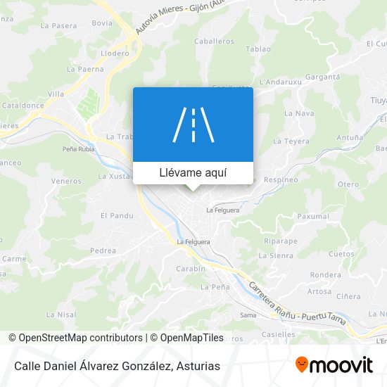 Mapa Calle Daniel Álvarez González