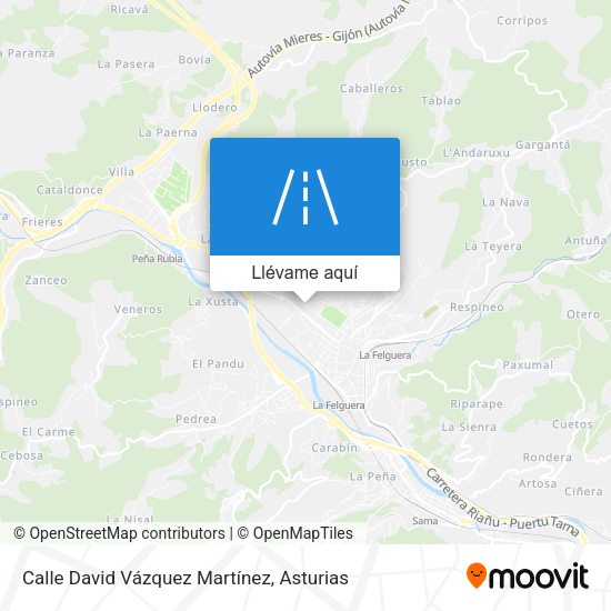 Mapa Calle David Vázquez Martínez