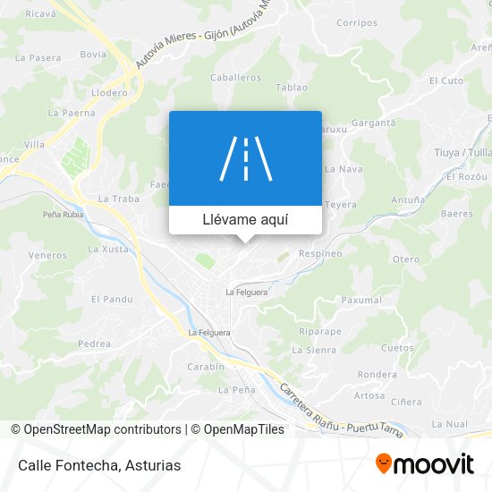 Mapa Calle Fontecha
